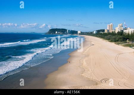 Burleigh Heads und Strand in Queensland, Australien. 2007 Stockfoto