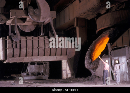 Segel-Steel Authority of India Ltd-Anlage Bokaro Jharkhand Indien Stockfoto