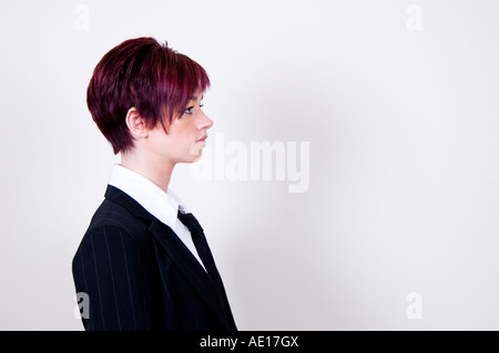 Profilbildnis einer Business-Frau Stockfoto