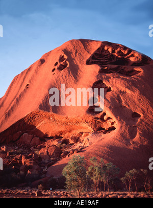 Uluru Red Centre Zentralaustralien Northern Territory Australien Stockfoto