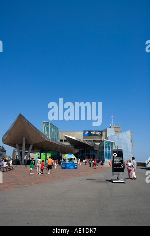 New England Aquarium unter blauen Himmel Boston MA USA Stockfoto