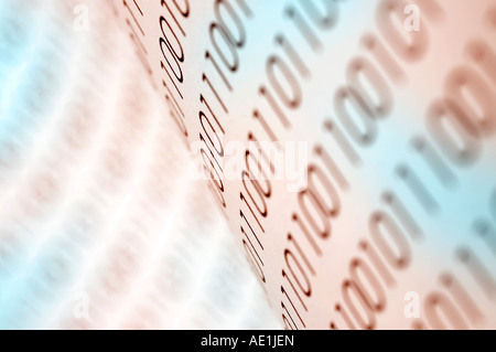 Binär-code Stockfoto