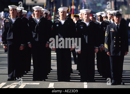 UNS Navy Matrosen in Bildung Stockfoto