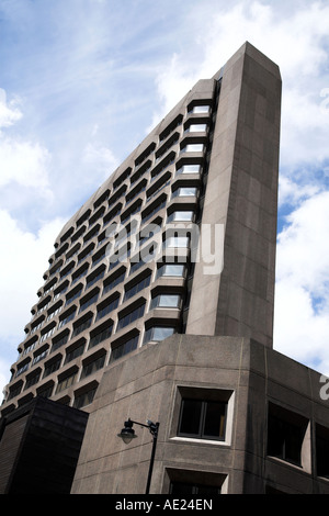 Betonblock Büro in Manchester UK Stockfoto