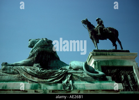 STATUE VON GENERAL GRANT VOR VEREINIGTE KAPITOL WASHINGTON DC STAATEN VON AMERIKA Stockfoto