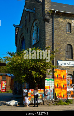 Die Tore von Christiania in Kopenhagen Dänemark EU Stockfoto