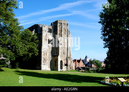 Newark-Schloss und Schlossgarten, Newark auf Trent, Nottinghamshire, England, UK Stockfoto