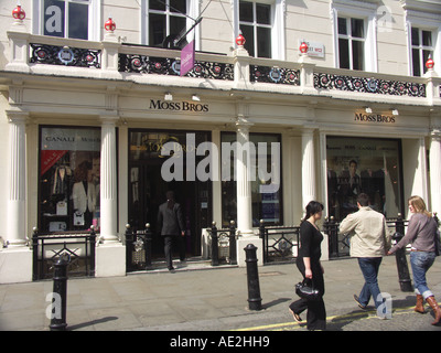 Moss Brothers shop King Street central London England Stockfoto