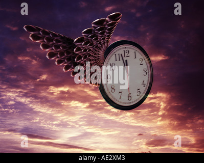 Die Zeit vergeht Stockfoto