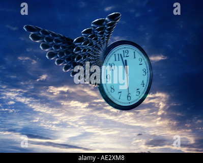 Die Zeit vergeht Stockfoto