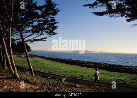 Emeryville, Kalifornien Marina Park Stockfoto