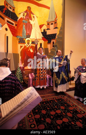 Kalifornien, San Francisco, St. Gregory Nyssen Episcopal Church, Liturgie Stockfoto