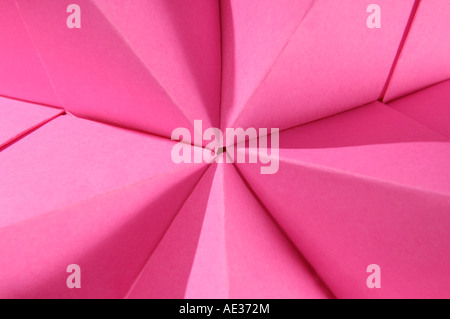 Origami Papier abstrakte Figur Star Muster Stockfoto