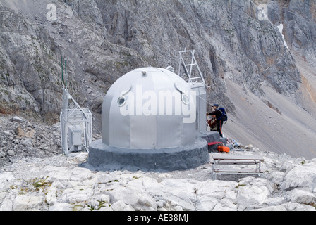 Cabana Veronica Unterschlupf im Nationalpark Picos de Europa Stockfoto