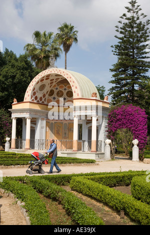 Villa Giulia Palermo Sizilien Italien Stockfoto