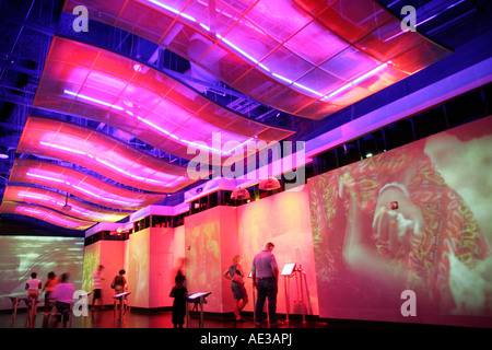 Cincinnati Ohio, National Underground Railroad Freedom Center, Zentrum, Multimedia-Ausstellung, OH070728037 Stockfoto