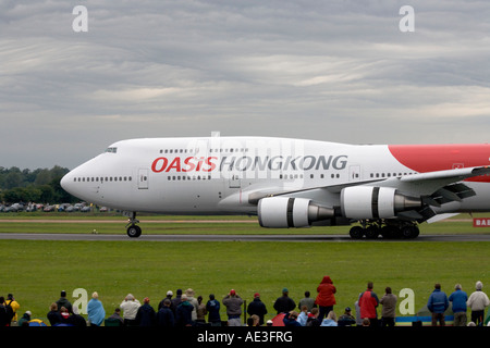 Oasis Hong Kong Airlines Boeing 747-400 Jumbo jet Stockfoto
