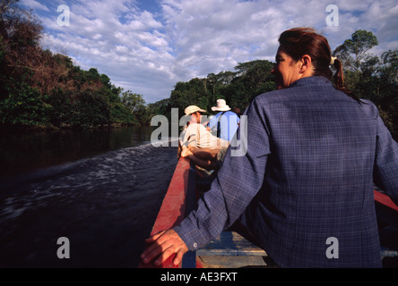 Bootsfahrt - Amazonasbecken, Beni Bolivien Stockfoto