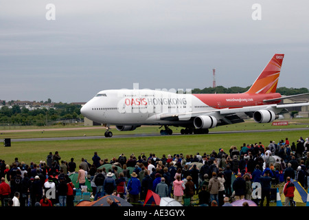 Oasis Hong Kong Airlines Boeing 747-400 Jumbo jet Stockfoto