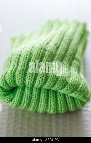 Grüne Socken Stockfoto