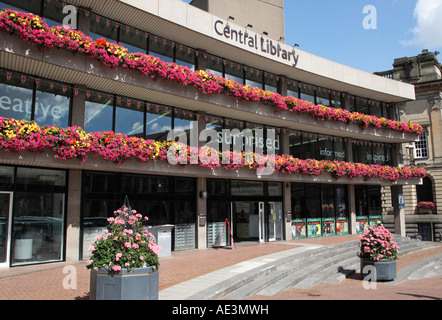 Außenseite der Zentralbibliothek Chamberlain Quadrat Birmingham West Midlands England uk Stockfoto