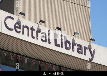 Außenseite der Zentralbibliothek Chamberlain Quadrat Birmingham West Midlands England uk Stockfoto