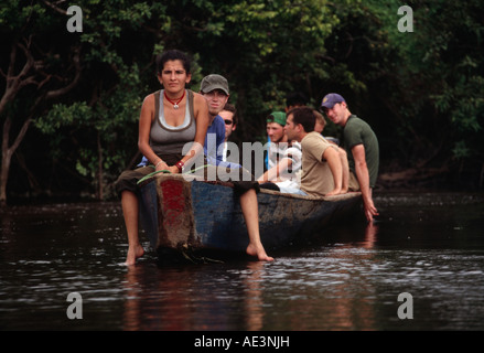 Bootsfahrt - Amazonasbecken, Beni Bolivien Stockfoto