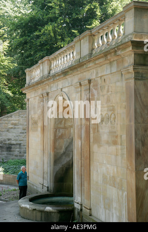 Cleveland Ohio, Cultural Gardens, Italienisch, öffentlicher Park, Senioren, alte Bürger, Rentner, Rentner, Rentner, ältere Menschen, Erwachsene, Männer, Männer Stockfoto