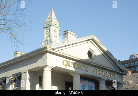 Quincy Market in der Faneuil Hall in Boston, Massachusetts Stockfoto