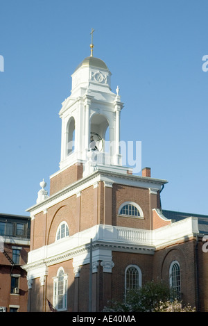 Der hl. Stephanus römisch-katholische Kirche auf der Hannover Straße im Norden von Boston Ende Stockfoto