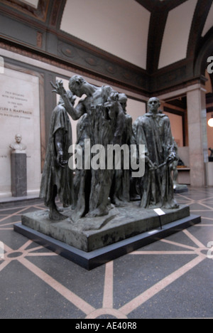 Rodin Museum Burger von Calais Skulptur Philadelphia Pennsylvania PA USA Stockfoto