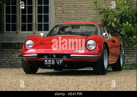 Ferrari Dino 246GT. Eingeführt 1969 Stockfoto