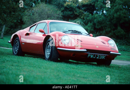 Ferrari Dino 246GT. Eingeführt 1969 Stockfoto