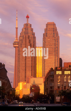 Kanada, Toronto, Stadtbild mit CN Tower Stockfoto