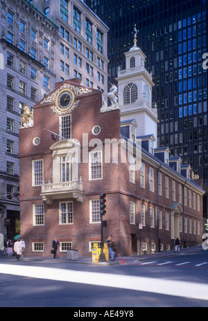 USA Boston, Massachusetts, Old State House Stockfoto