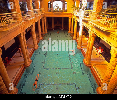 Ungarn-Budapest Gellert Spa Resort Hotel-pool Stockfoto