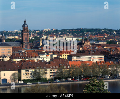 Deutschland Würzburg main Delta Altstadt Stockfoto