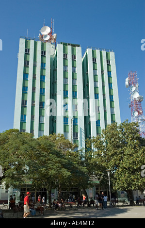 Hotel Santa Clara Libre, Parque Vidal Stockfoto