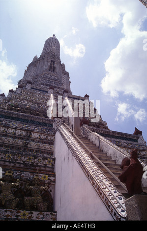 Wat Arun Tempel der Daune, Bangkok, Thailand Stockfoto