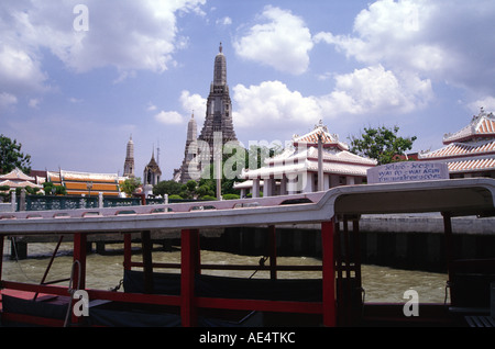 Wat Arun Tempel der Daune, Bangkok, Thailand Stockfoto