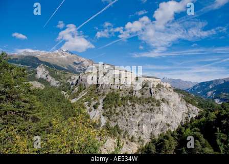 Fort de l'Esseillon, Victor-Emmanuel, Savoie, Frankreich, Europa Stockfoto