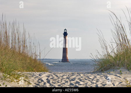 Morris Island Lighthouse Charleston South Carolina Stockfoto