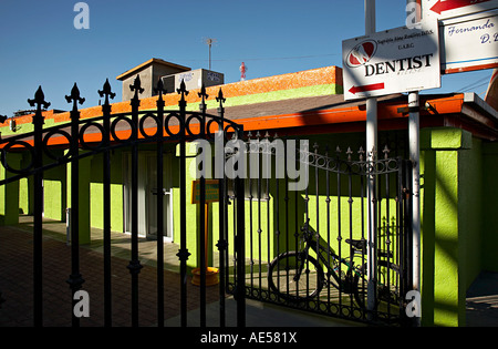 Zahnarztpraxis in Los Algodones BC Mexiko Stockfoto