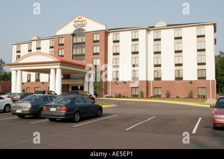 Chesapeake Virginia, Holiday Inn, Express, Motel, Eingang, Vorderseite, Parkplatz, Parkplatz, Parkplatz, Besucher reisen Reise Tourismus landmar Stockfoto