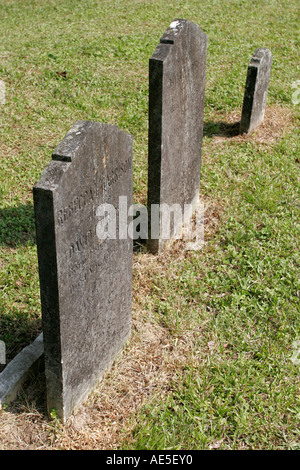 Kesapeake Virginia, Pleasant Grove Cemetery, Grabsteine, Besucher Reise Reise Reise Touristik Tourismus Wahrzeichen Kultur Kultur Kultur, Urlaub gr Stockfoto