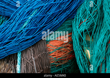 Angeln, Netze, Stoe, Vesterales, Norwegen Stockfoto