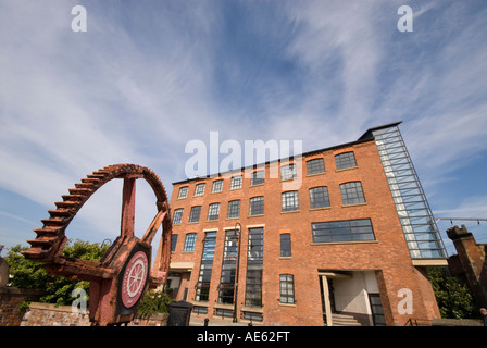 Rad renoviert Lager Burg St. Manchester UK Stockfoto