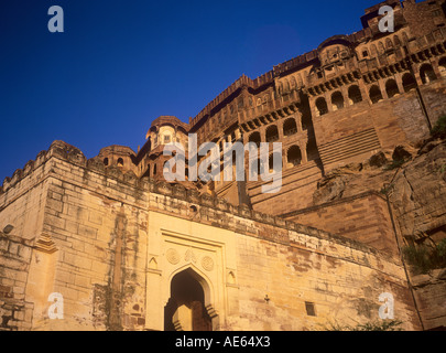 Meherangarh Fort Jodhpur Rajasthan Indien Stockfoto