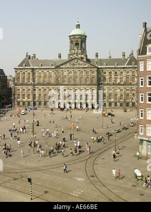 Amsterdam, Holland.  Der königliche Palast am Dam Square. Stockfoto