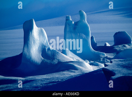 Eisberge, Antarktis Stockfoto